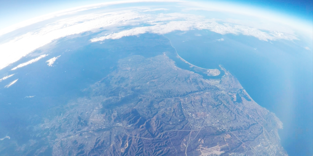 earth view from above