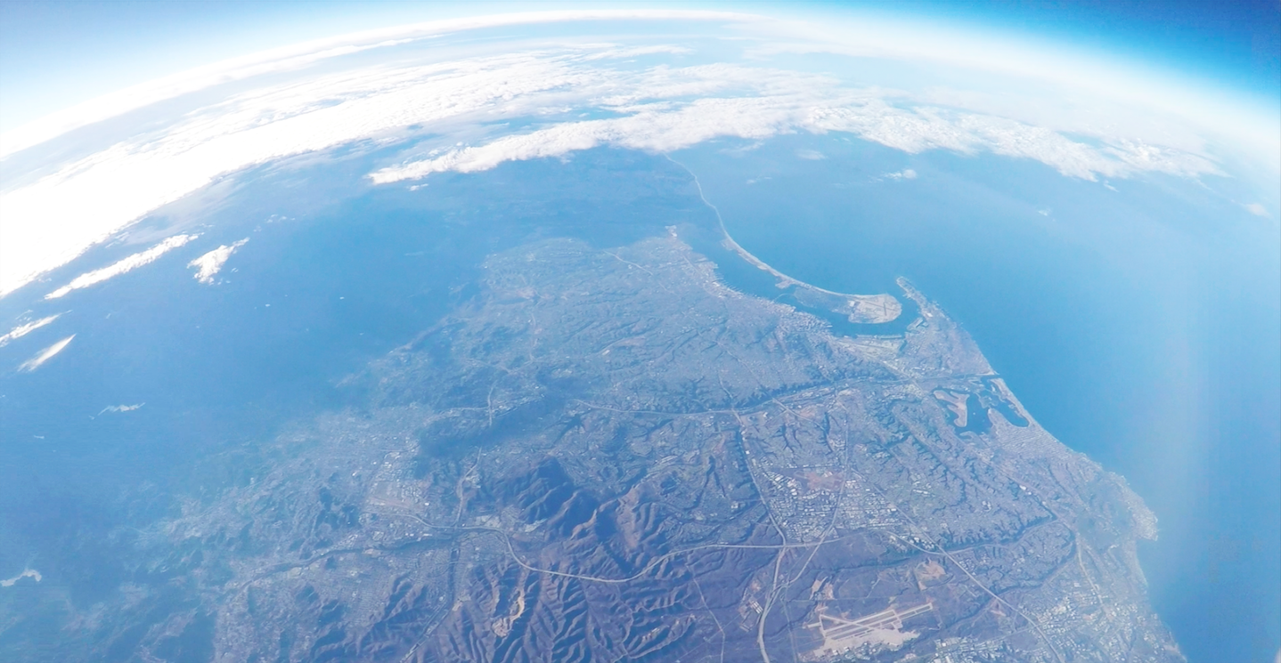 earth view from above