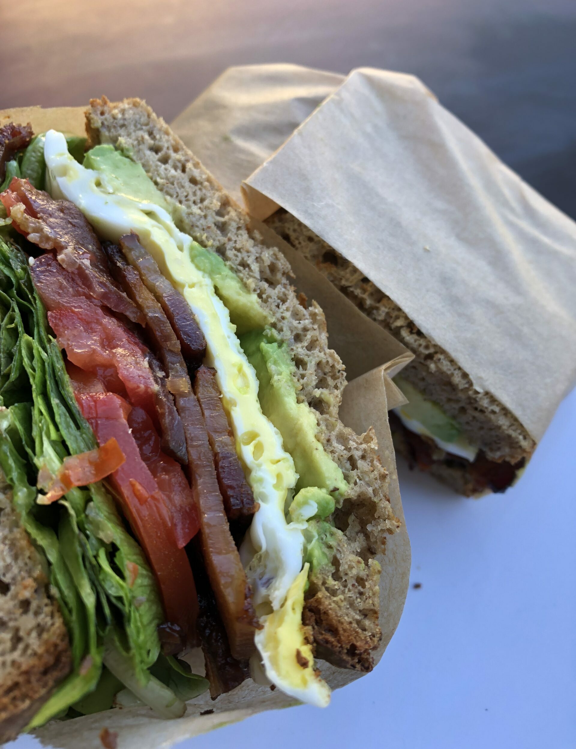Gluten Free BLTAE in San Diego // Healthy Creations Cafe // Encinitas, CA