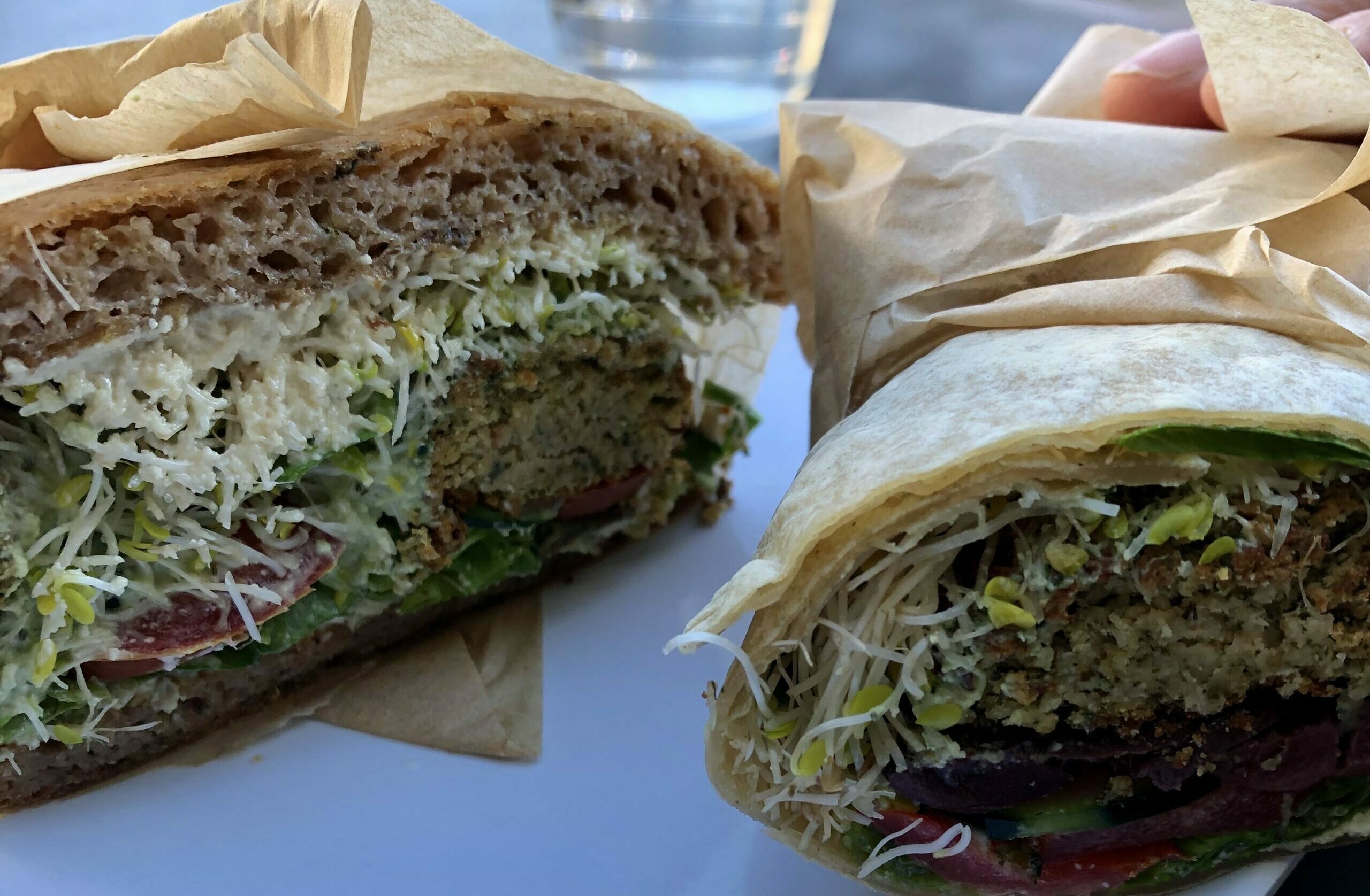 Gluten Free Falafel & Hummus in San Diego // Healthy Creations Cafe // Encinitas, CA