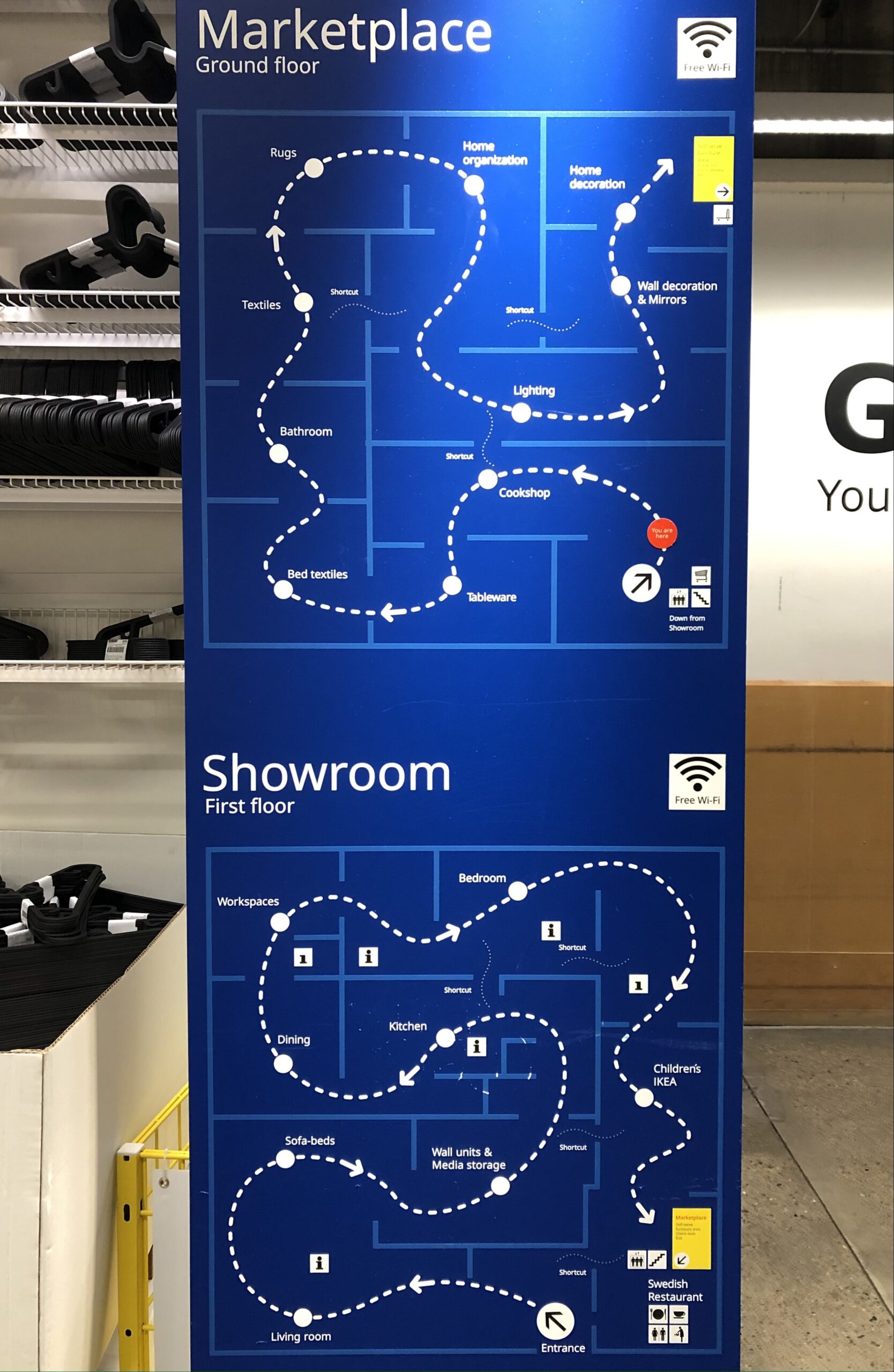 IKEA store map